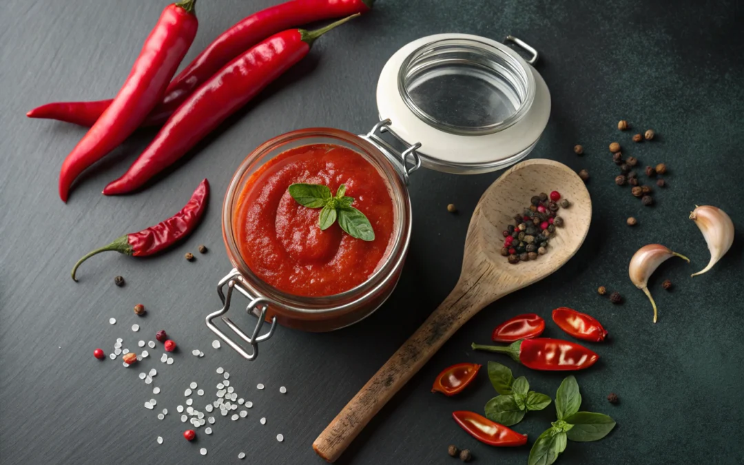 red pepper coulis